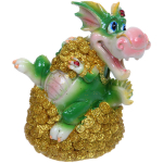 Фигурка «Дракоша на денежной горе» 10*9*7 см, микс