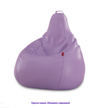 Кресло-мешок Груша, однотонное, экокожа