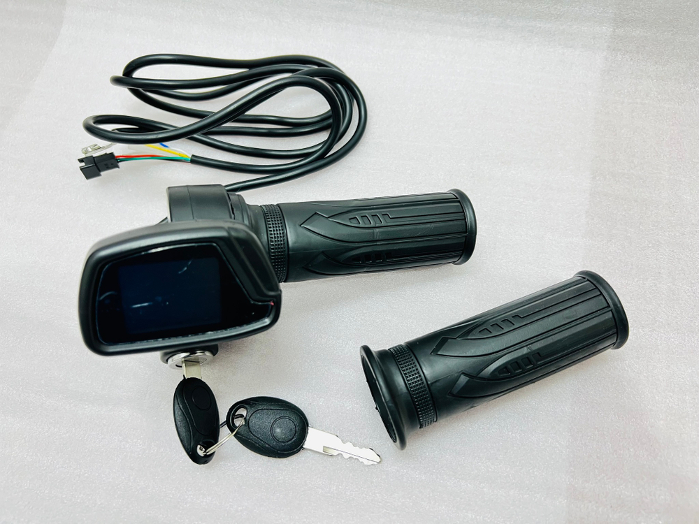 Многофункциональная Ручка газа с Цветным LCD дисплеем для электровелосипеда 48 Вольт