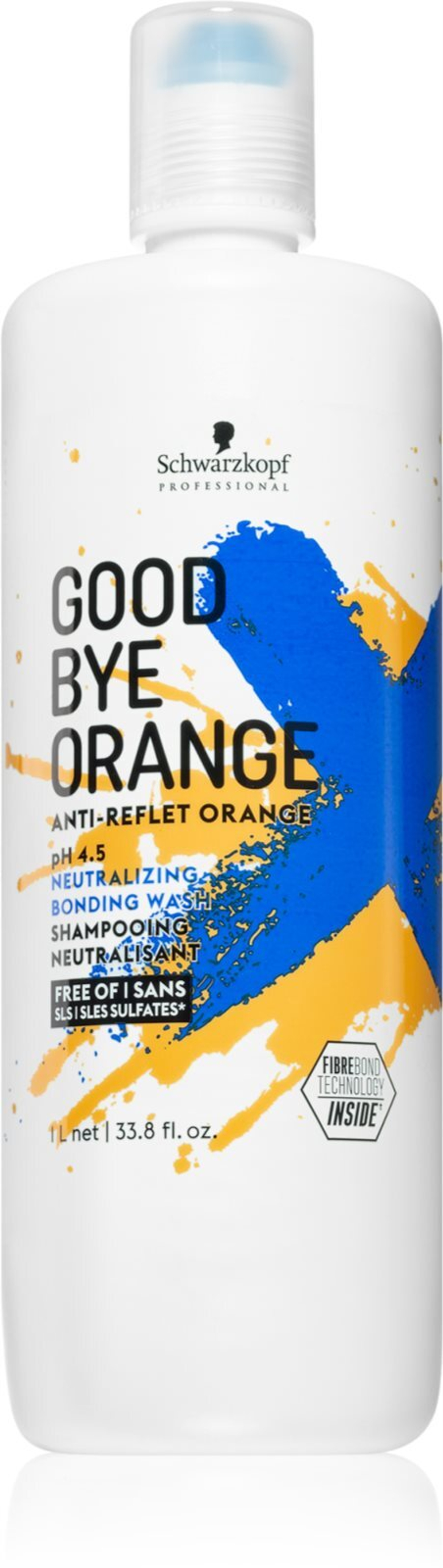 Schwarzkopf Professional Goodbye Orange - оттеночный шампунь шампунь нейтрализующий рыжие оттенки /   1000  ml  / GTIN 4045787724813