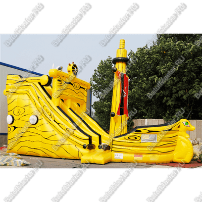 Коммерческий надувной батут "Желтый кораблик"
