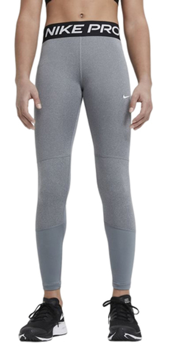 Брюки для девочки Nike Pro G Tight - carbon hetaher/white