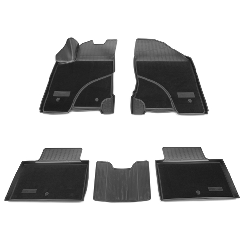 Ковры в салон Norplast/Unidec для VAZ Lada Vesta (2015-)Полиуретан,Черный, арт.NPA11-C94-700-CM