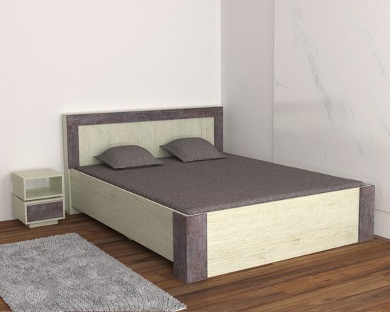 дуб пикард / камень темный