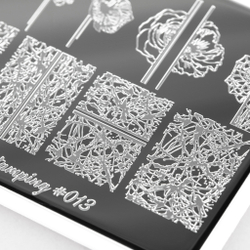 Swanky Stamping, Пластина Arti for you with Swanky Stamping 013 цветы