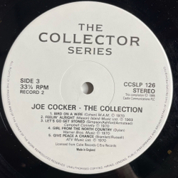 Винтажная виниловая пластинка LP Joe Cocker The Collection (UK 1985) Just Like A Woman