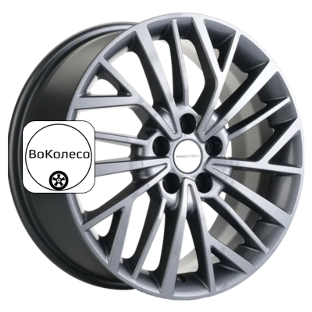 7x17/5x114,3 ET40 D66,1 KHW1717 (Qashqai) Gray Khomen Wheels
