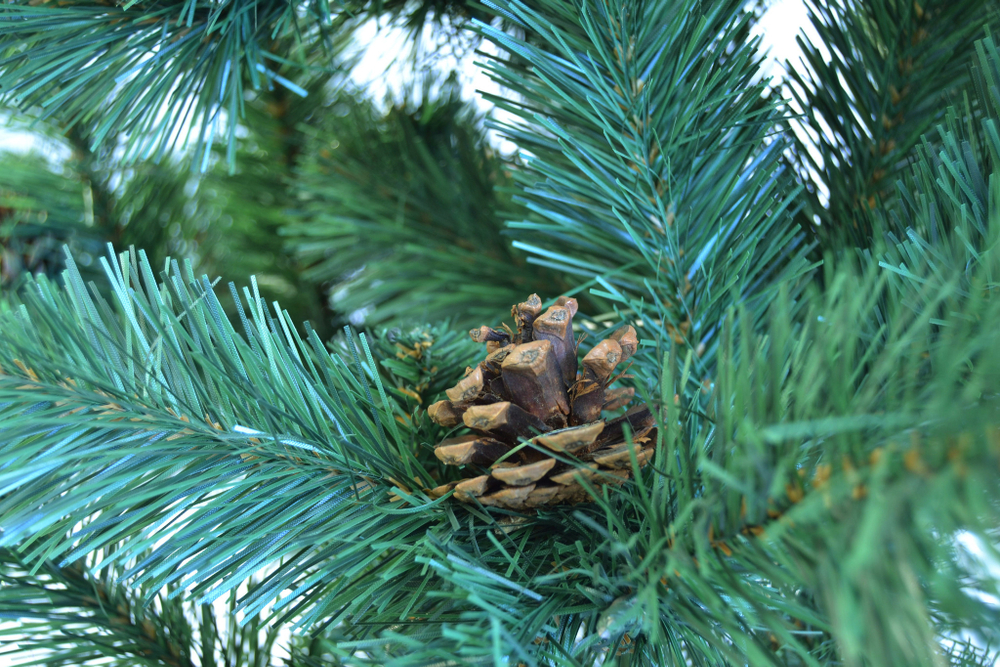 Ель искуственная Царь елка Холидей с шишками 150 см