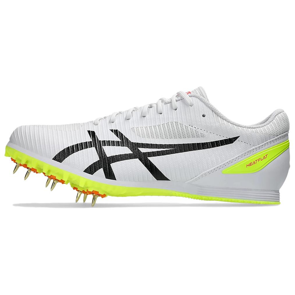 Asics Heatflat FR White Training Scenario Track And Field Shoes Men"s Low Top Upper Height