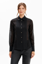 23363 Блузка женская (черный)