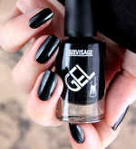 LuxVisage ЛАК для ногтей GEL finish тон 10 УЛЬТРАЧЕРНЫЙ 9мл