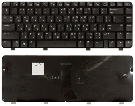 Клавиатура для ноутбука HP Pavilion DV4-1000 Series Glossy Черная
