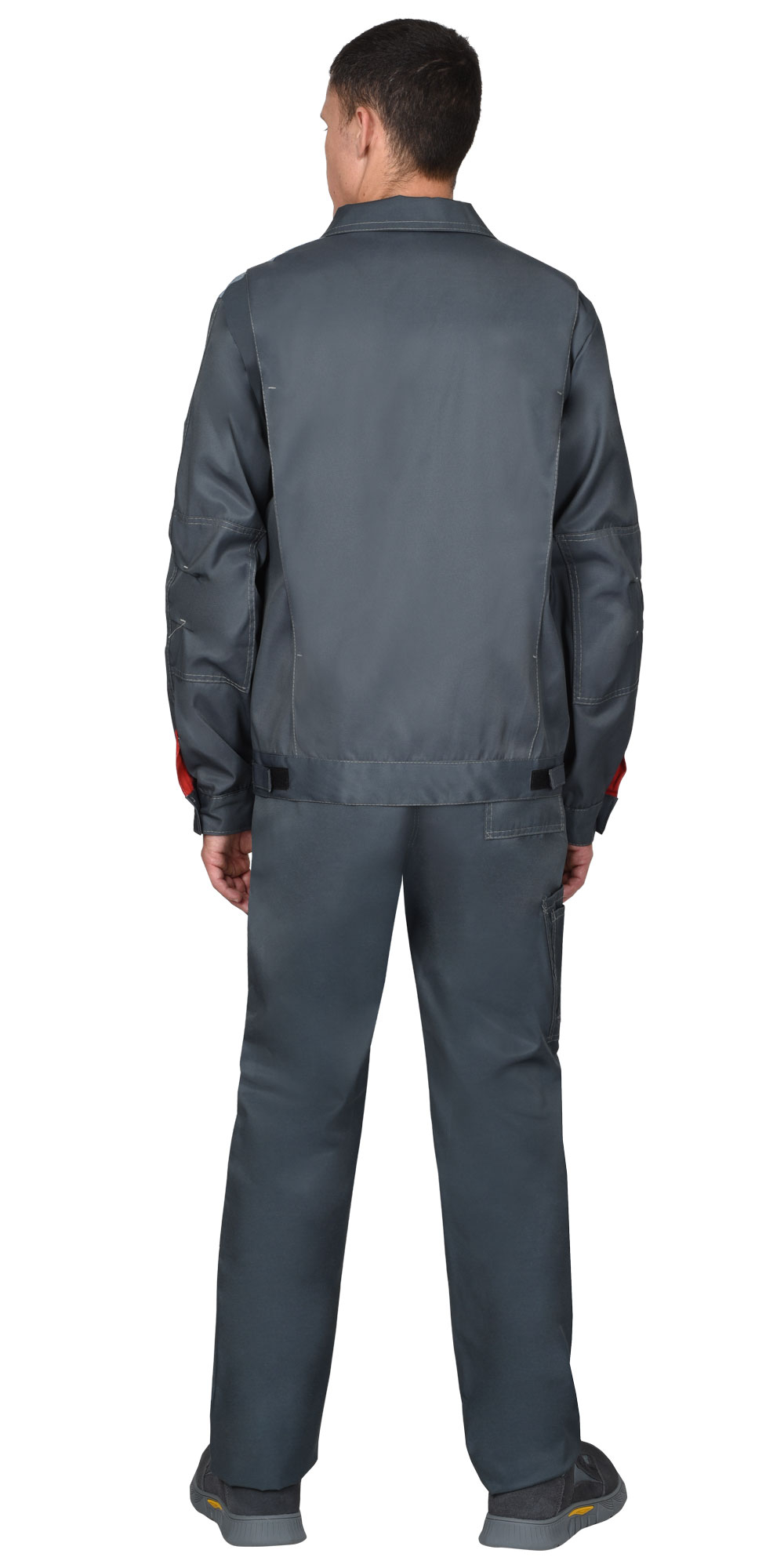 Костюм СИРИУС-ФАВОРИТ-РОСС куртка, брюки, тёмно-серый со светло-серым