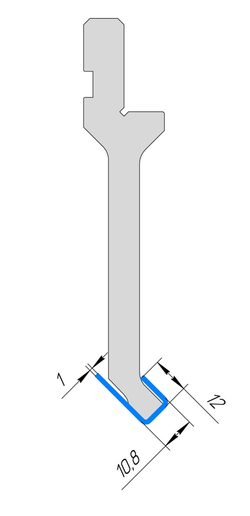 Пуансон AP 1029 88° H99,40 R0,6