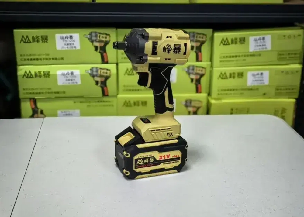 Набор инструментов Feng Bao 4 в 1, Дрель- шуруповерт 1321, Ушм 5230 кейс, Гайковерт 650, Перфоратор 8020