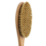 Щетка для сухого массажа натуральная щетина Мягкая Aravia Professional