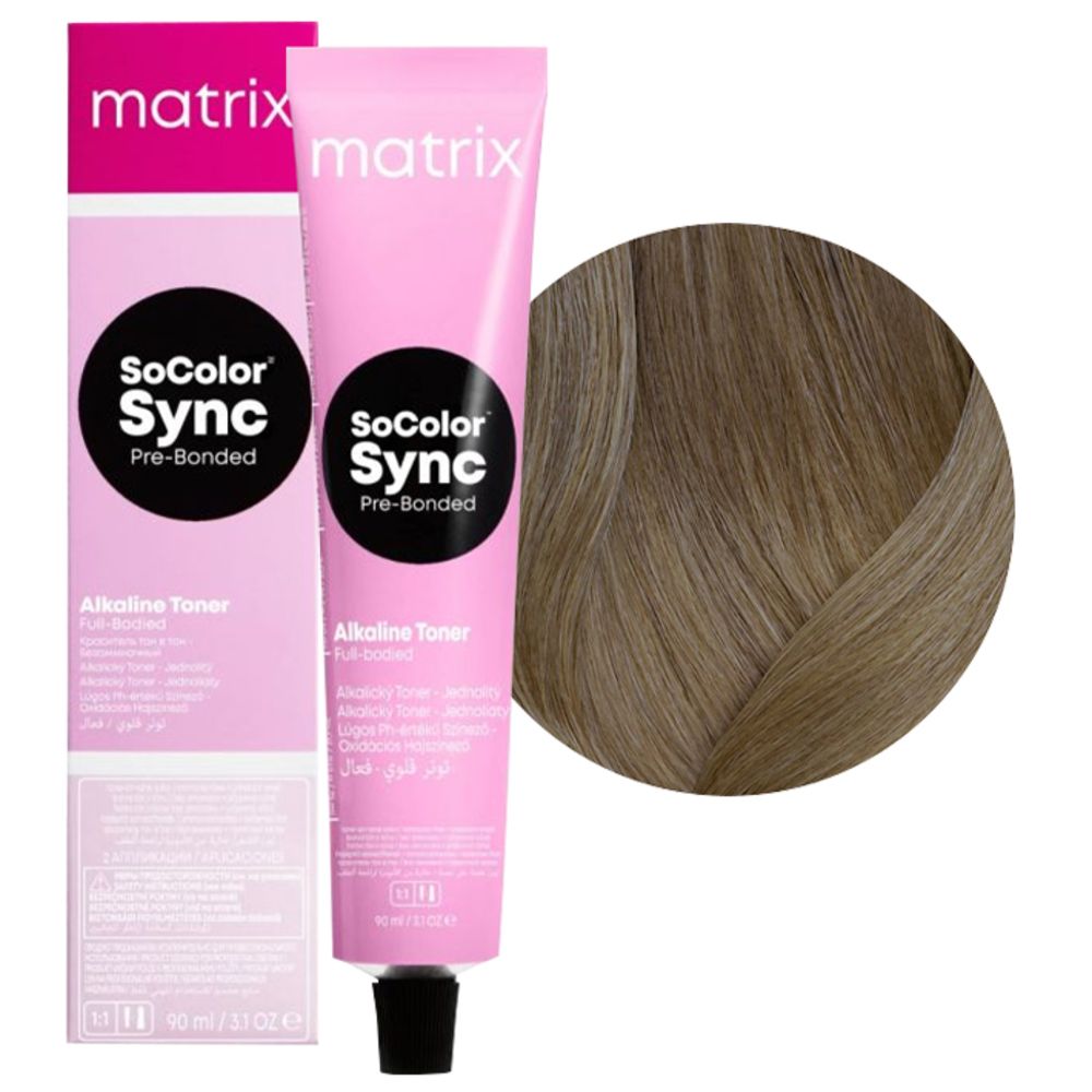 MATRIX SoColor Sync Pre-bonded Tone-on-Tone 7AA, 90 мл