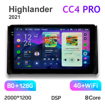 Teyes CC4 Pro 9" для Toyota Highlander 2021