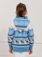 Кофта вязаная на молнии