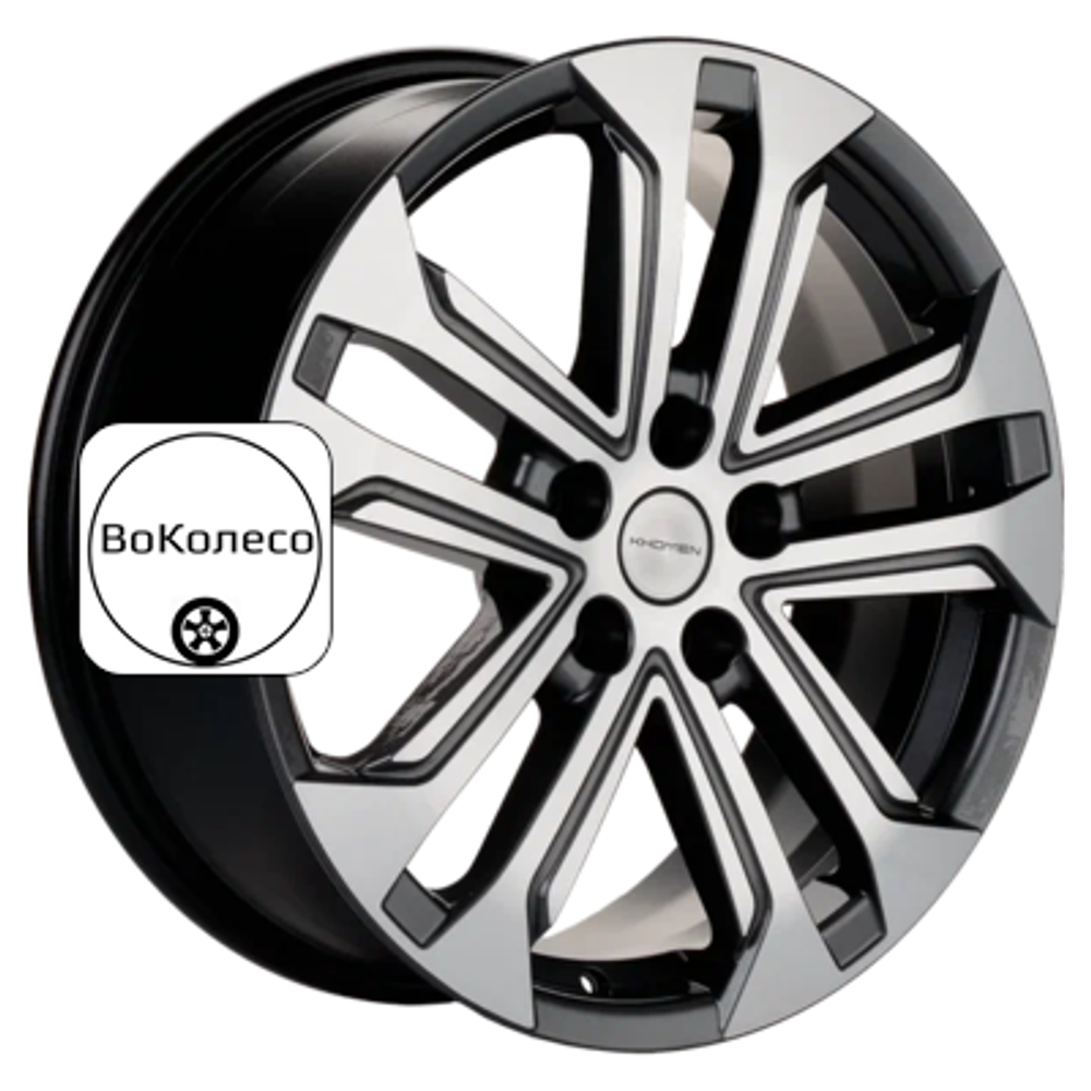 7x18/5x114,3 ET37 D66,5 KHW1803 (Dargo/Jolion) Gray-FP Khomen Wheels