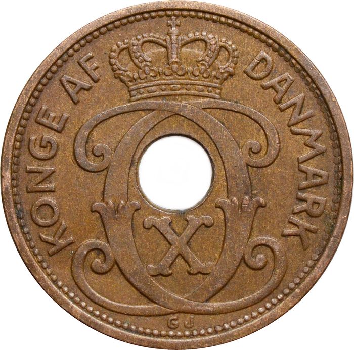 5 эре 1927-1940 Дания XF