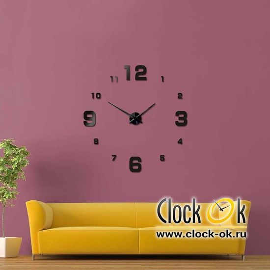 Настенные 3D часы Hi Tech