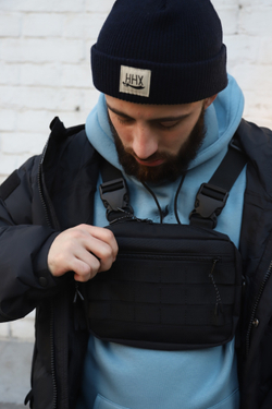 Нагрудная сумка Тайна Таслан Чёрный