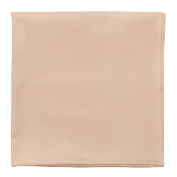 Скатерть бежевого цвета с фактурным жаккардовым рисунком из хлопка Essential, 180х180 см