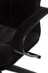 Кресло руководителя Бюрократ CH-608Fabric черный Light-20 крестов. пластик