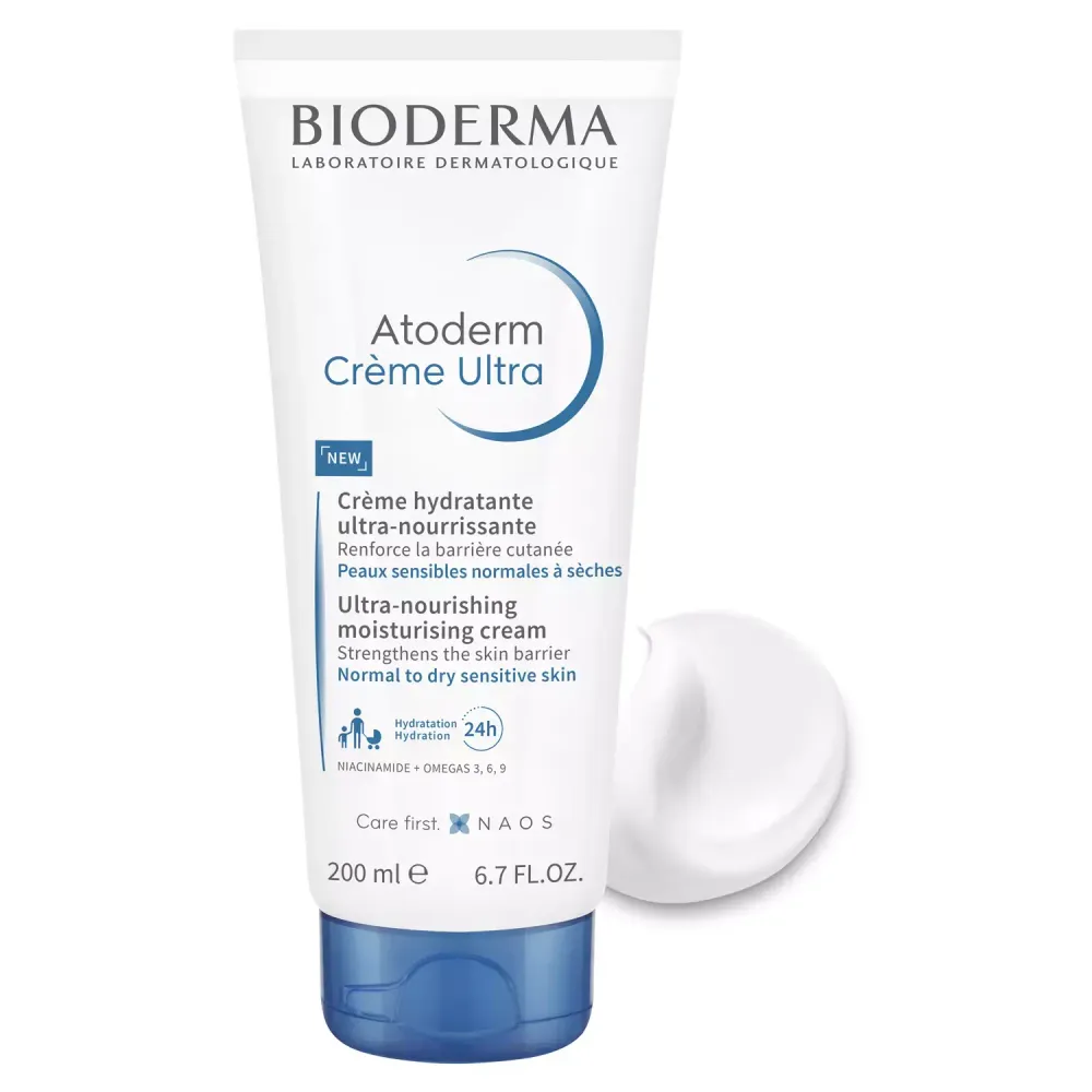 Bioderma Atoderm Крем Ультра для увлажнения нормальной и сухой кожи лица и тела 200 мл