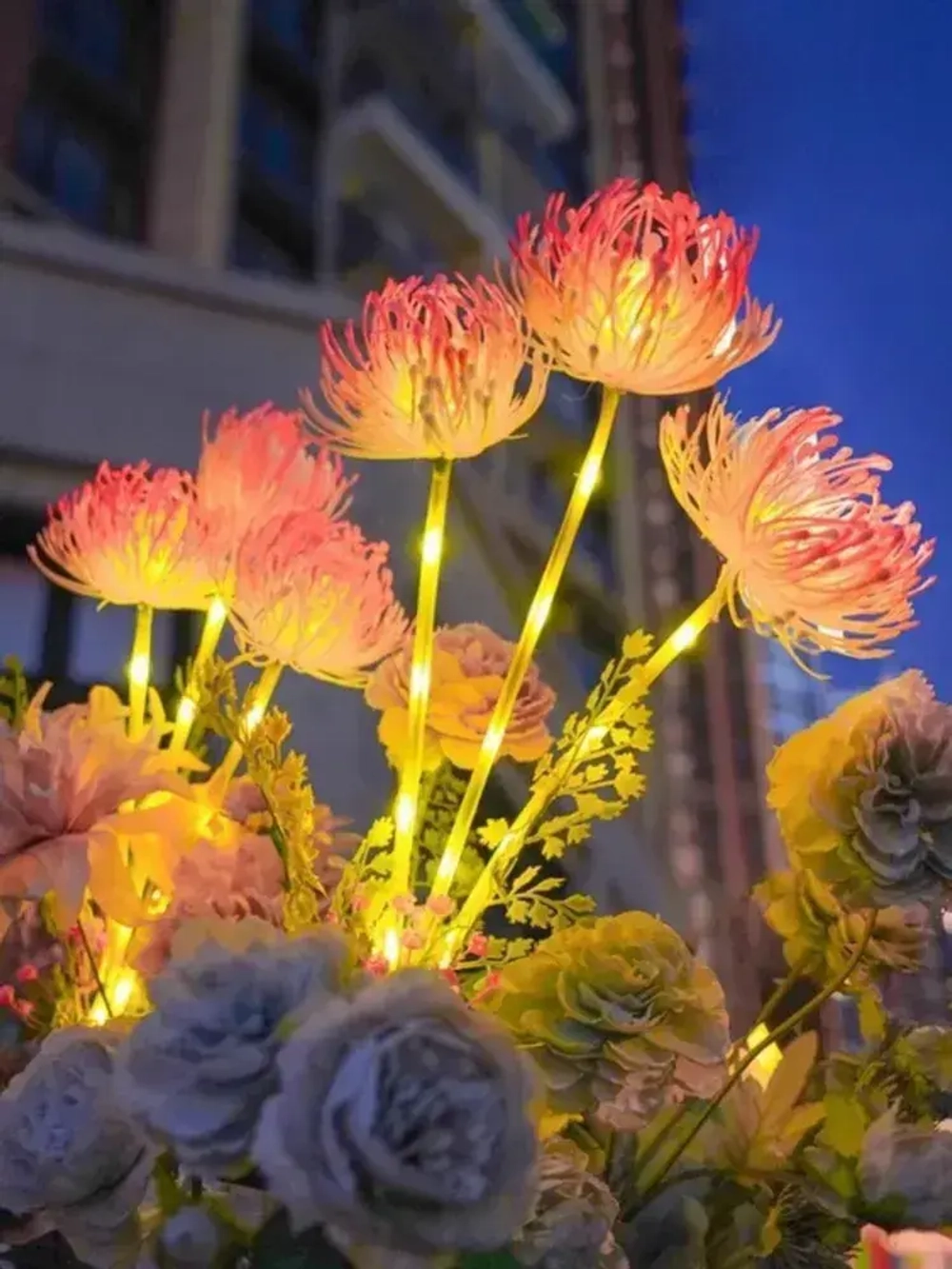 Cадовые светильники на солнечных батареях 2шт, декор для сада, штекер садовый