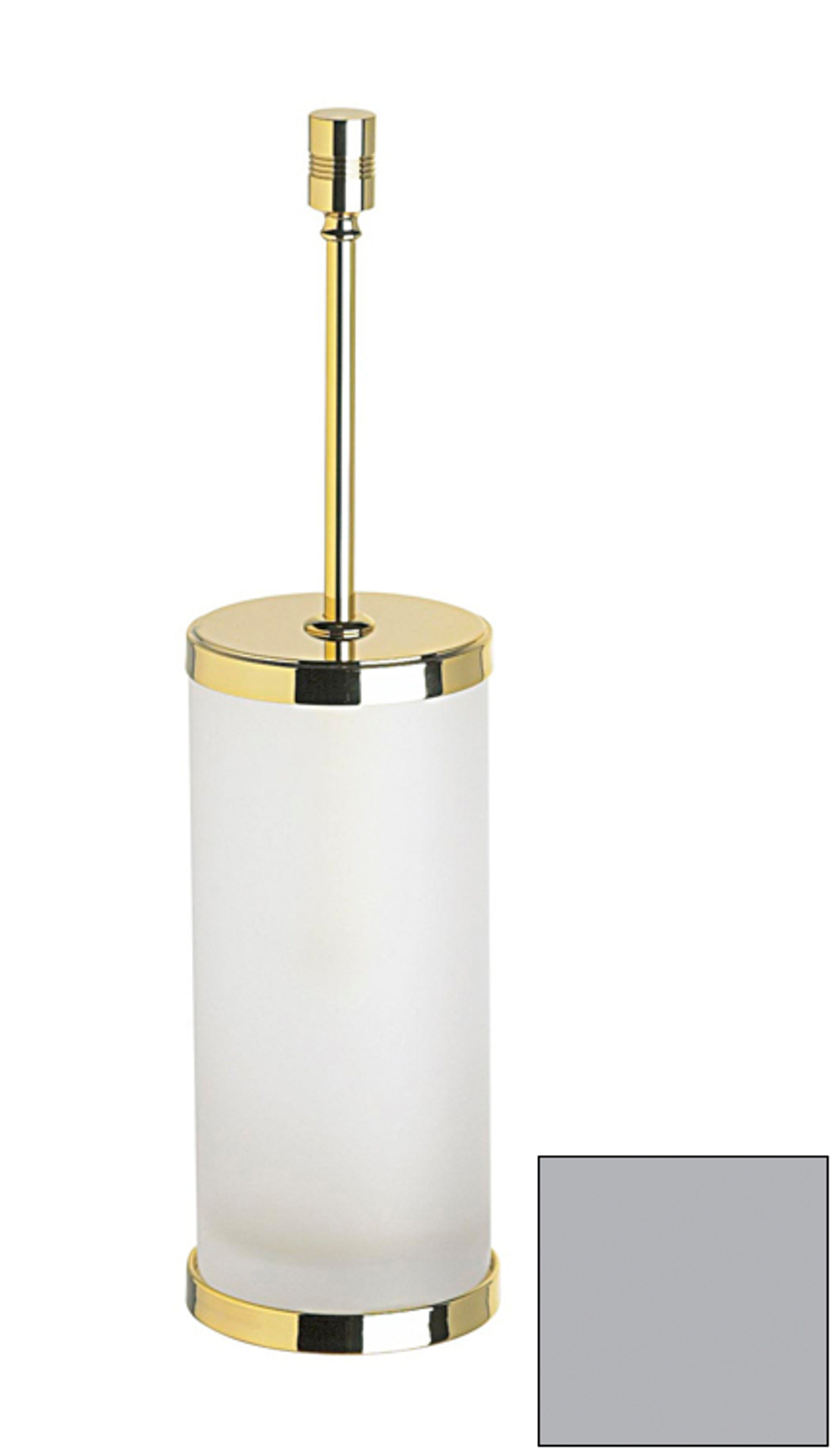 Ершик напольный с крышкой Windisch 89108MSNI Ribbed Испания