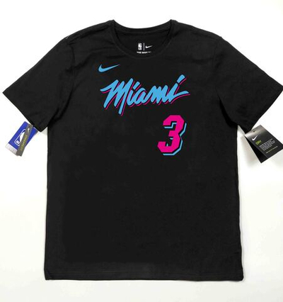 Футболка "Майами Хит" с нанесением Дуэйна Уэйда