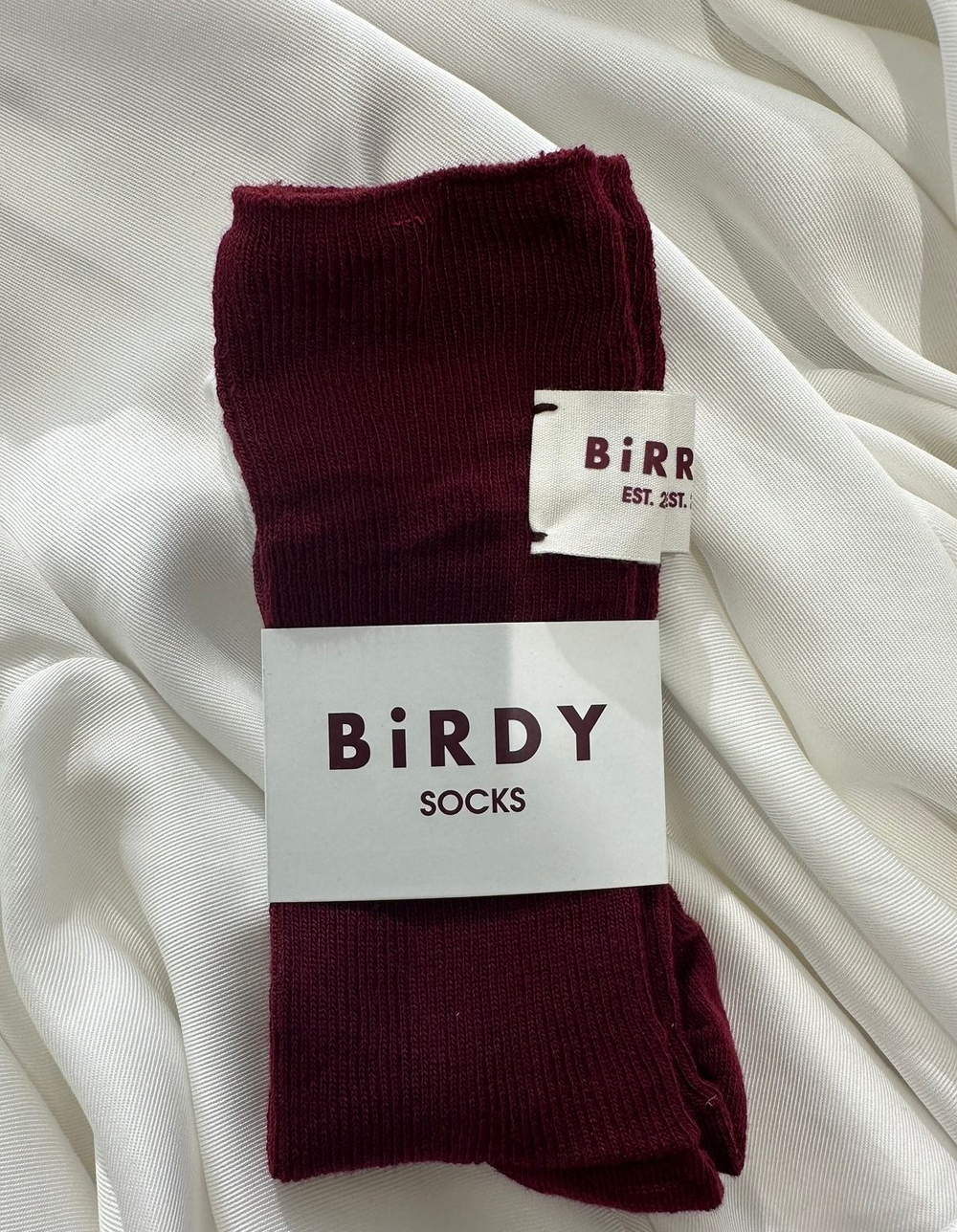 Носки Birdy | Бордовый