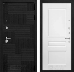 Входная металлическая дверь Лабиринт PAZL (ПАЗЛ) 03 Белый софт