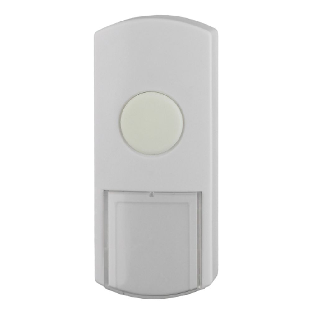 Кнопка дверного звонка ЭРА D1 проводного, белая