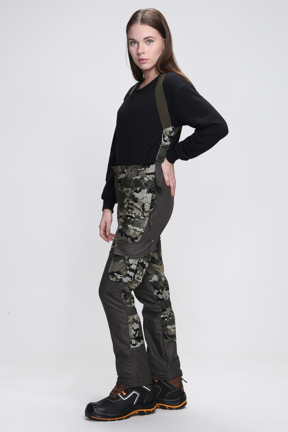 Демисезонный женский костюм Onerus Горный -5 (Алова, флис) Бежевый