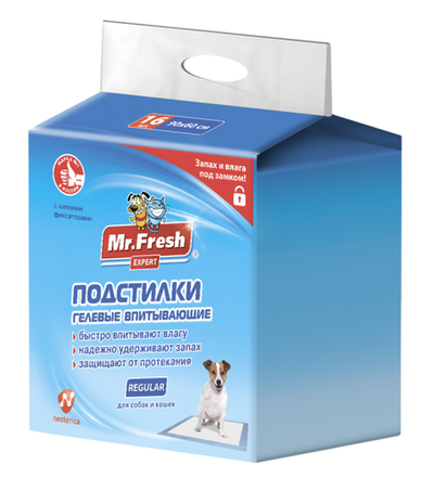 Мистер Фреш Expert RegulПелёнки д/ежедн использ 90*60 (16шт)