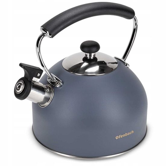 Чайник 2,2 л. из нержавеющей стали со свистком Ofenbach NB 100324
