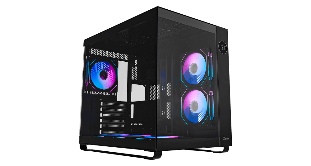Корпус Ocypus Iota C70 BK ARGB ATX/mATX/mITX 2xUSB, Type-C, Черный, Iota-C70-BKD600XX-GL