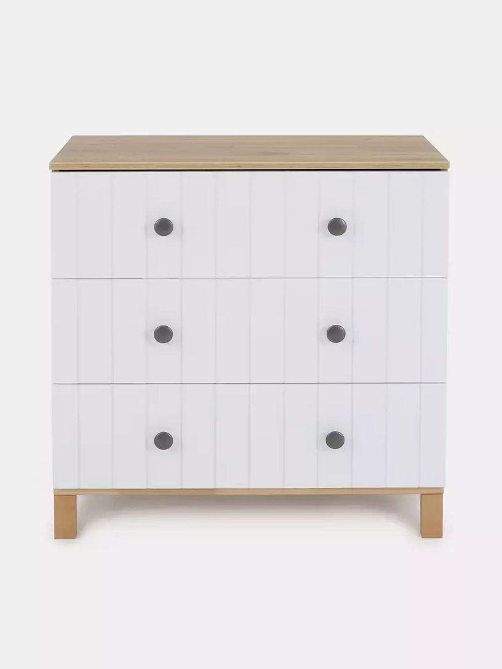 Комод RANT "BAMBOO" 84см 3 ящ. (арт.108) Cloud White