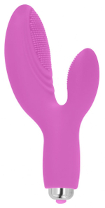 Розовый G-стимулятор Holy с 10 режимами вибрации - 14,1 см. (Цвет: розовый)