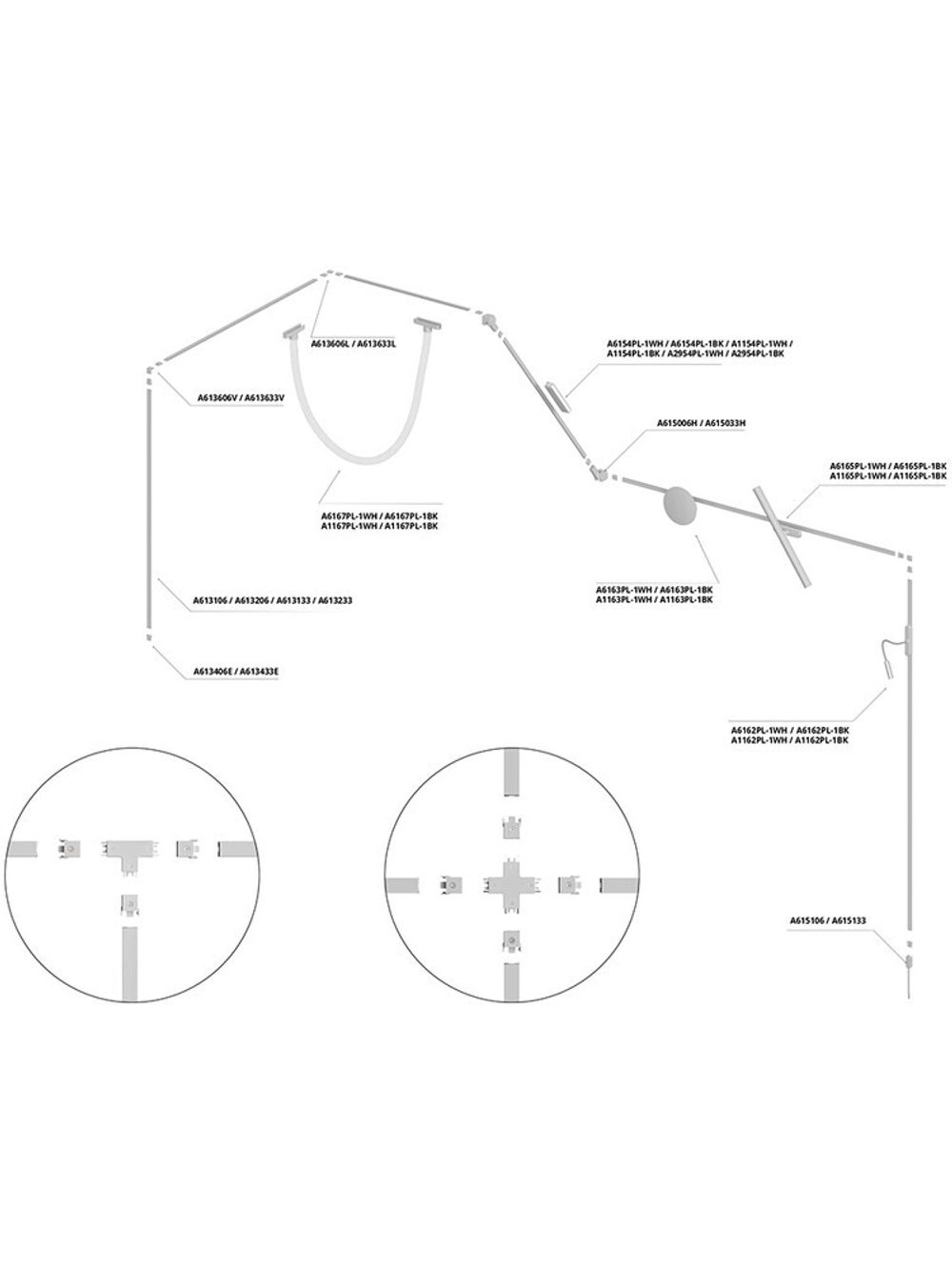 Магнитный шинопровод Arte Lamp