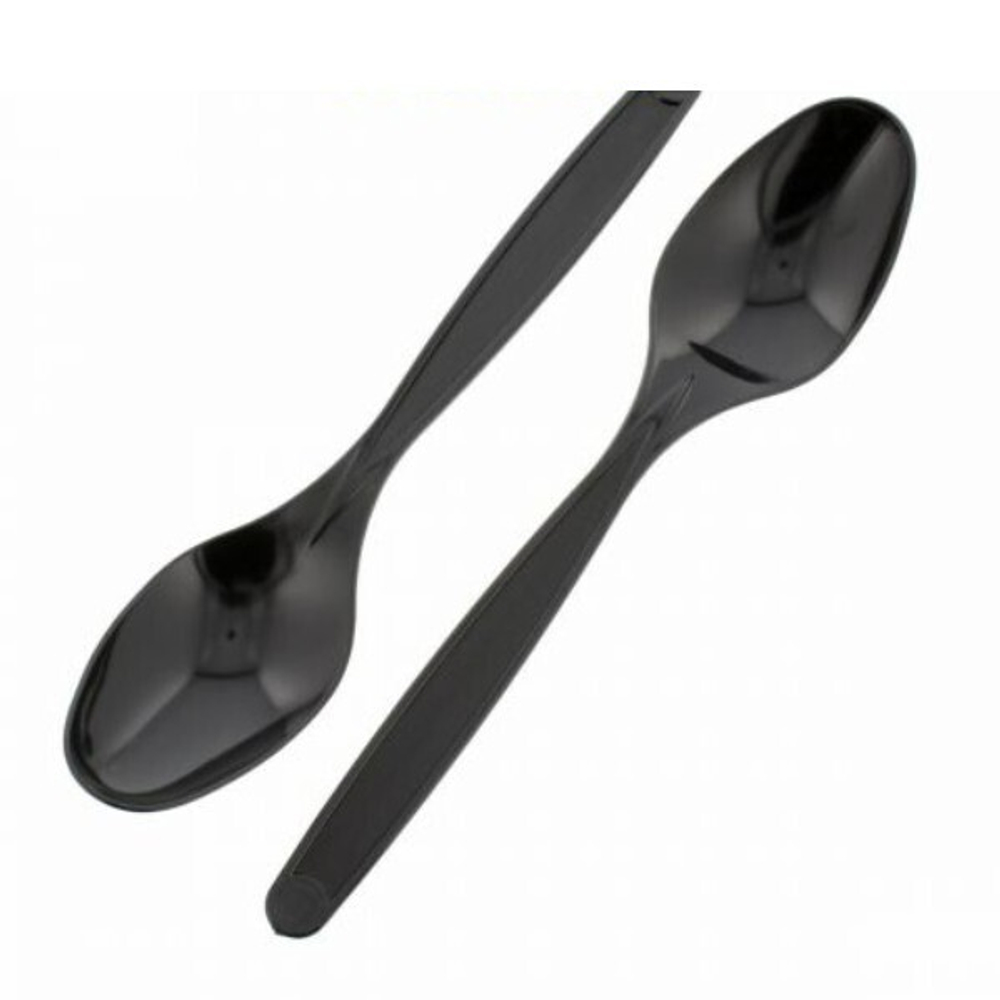 Ложка ЧЕРНАЯ (комплект 50 шт)