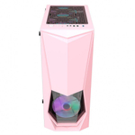 Компьютерный корпус 1STPLAYER DK-3 TG Pink