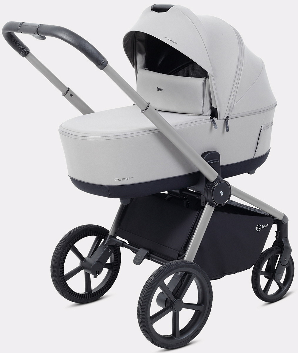 Детская коляска Rant Flex Therm Soft 3 в 1 с автокреслом Miro Black Stone Grey