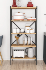 Стеллаж книжный 5 полок 160х66 - сосна