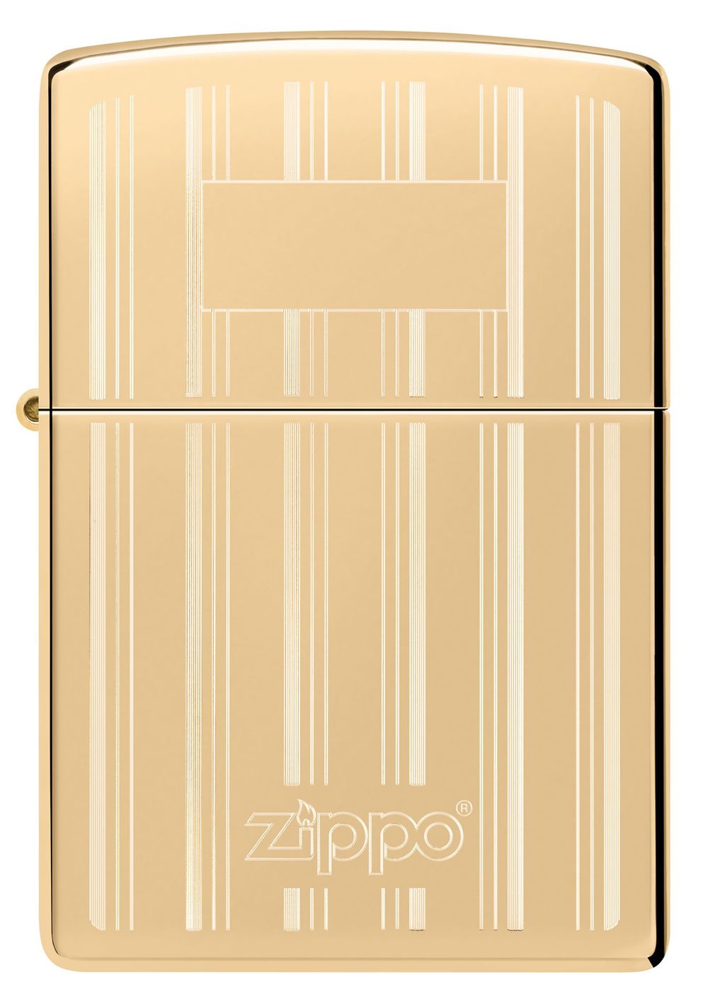 Зажигалка Zippo Classic с покрытием High Polish Brass золотистая (46011)
