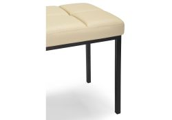 Банкетка Дион кожзам d1 / черный матовый