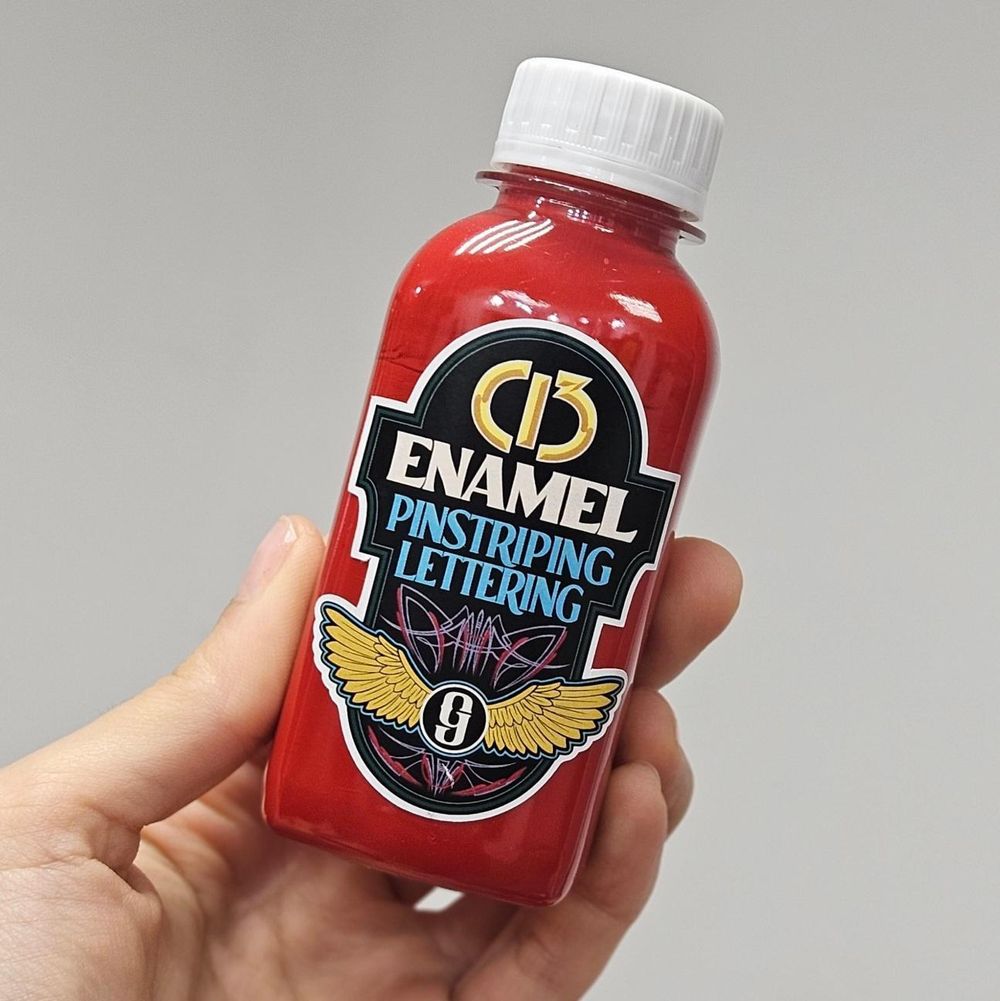 Эмаль для пинстрайпинга С-13, Алый, 100 мл